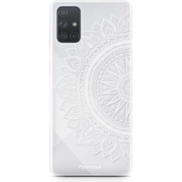 FOONCASE Samsung Galaxy A51 hoesje TPU Soft Case - Back Cover - Mandala / Ibiza