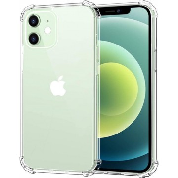 Apple iPhone 12 Mini Hoesje Schokbestendig en Dun TPU Transparant