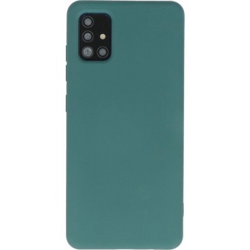 Bestcases Fashion Telefoonhoesje Backcover Samsung Galaxy A31 - Donker Groen