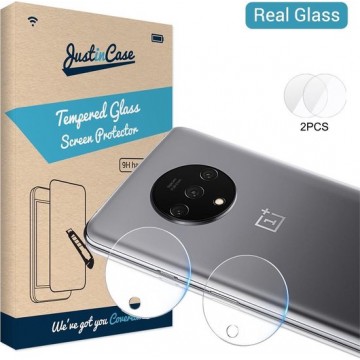 Just in Case Tempered Glass voor de OnePlus 7T Camera Lens 2 stuks