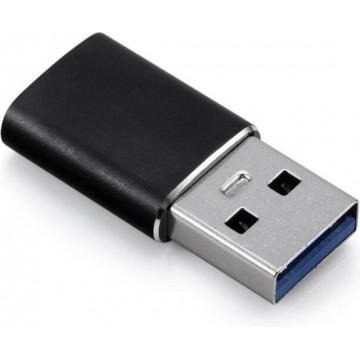 NÖRDIC C-OTG USB-C naar USB-A 3.1  adapter - Zwart