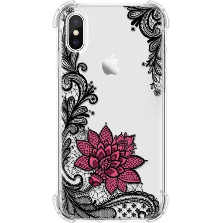 Apple iPhone XR Backcover - Bloemen - Shockproof hoesje