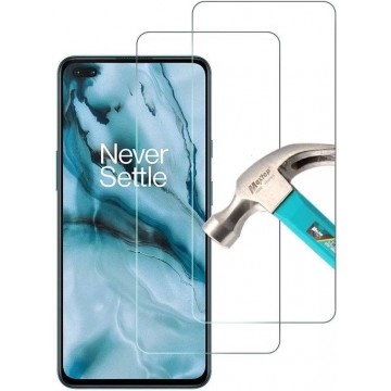OnePlus Nord Screenprotector Glas - Tempered Glass Screen Protector - 2x