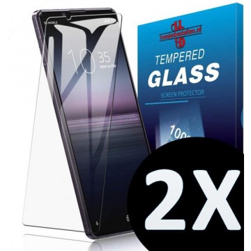 Sony XPERIA 1 II Screenprotector Glas Gehard Tempered Glass - 2 X