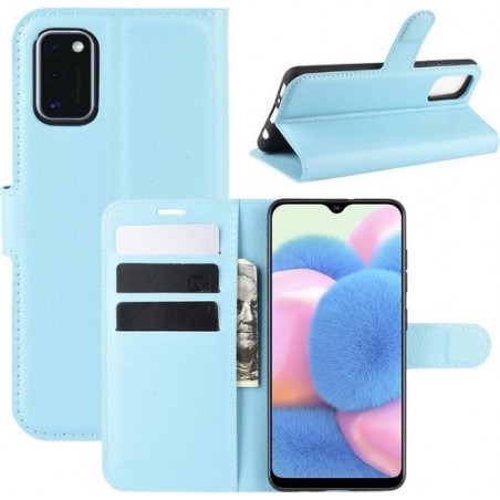 Samsung Galaxy A41 Hoesje - Book Case - Lichtblauw