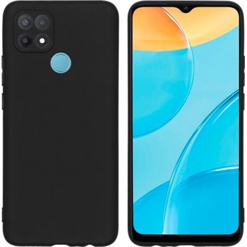 iMoshion Color Backcover Oppo A15 hoesje - Zwart
