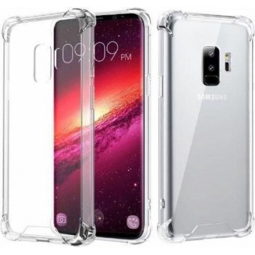Samsung Galaxy S9 Anti Burst- Anti Shock Back Cover – Crystal-clear TPU Bumper Silicone case met verstevigde randen