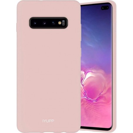 IYUPP Samsung Galaxy S10 Siliconen Hoesje Roze - Full Body - Premium