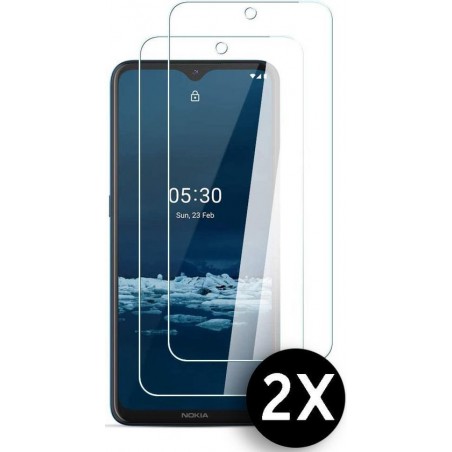 Nokia 2.4 - Screenprotector Glas Gehard Tempered Glass - 2 Stuks