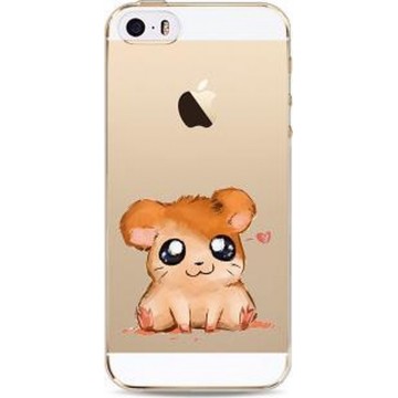 Apple Iphone 5 / 5S / SE siliconen cover hoesje (Hamstertje)