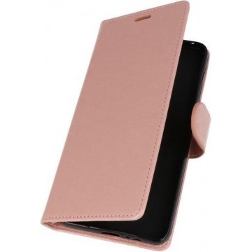 Roze Wallet Case Hoesje voor Motorola Moto G6 Plus