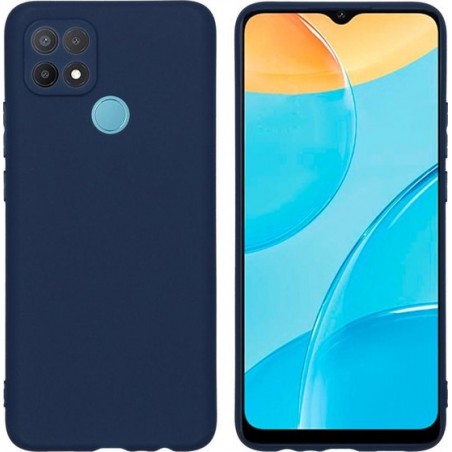 iMoshion Color Backcover Oppo A15 hoesje - Donkerblauw