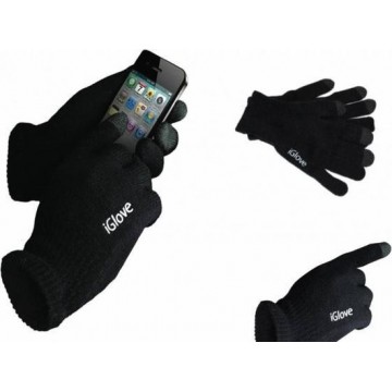 iGlove Handschoenen voor Apple Iphone 5s, Onmisbaar in de winter - Kleur Zwart