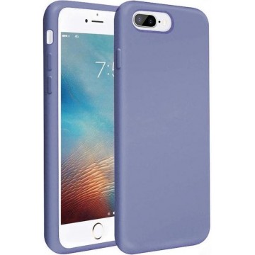 Silicone case iPhone 8 Plus / 7 Plus - lavendel grijs