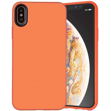 Apple iPhone XR Hoesje Oranje - Full Body