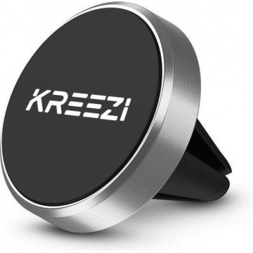 Kreezi RX1 Magnetische mobiele telefoonhouder auto ventilatie - Zilver - Autohouder - Magneet - GSM