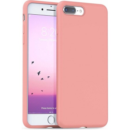 Silicone case iPhone 8 Plus / 7 Plus - roze