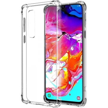 Samsung A51 Bumpercase/ Antishock Hoesje Transparant