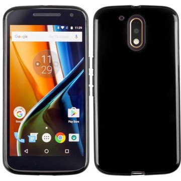MP Case zwart TPU hoesje voor de Motorola Moto G4 / G4 PLUS back cover