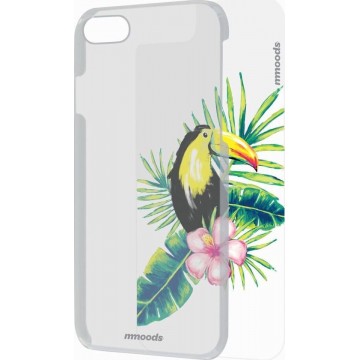 mmoods transparent cover met 1 insert Tropical - voor iPhone 7/8