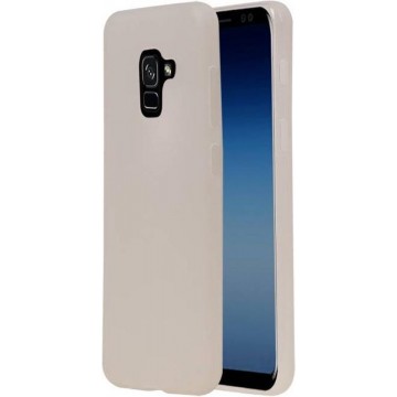 TPU Hoesje Back Cover voor Galaxy A8 / A5 (2018) Wit