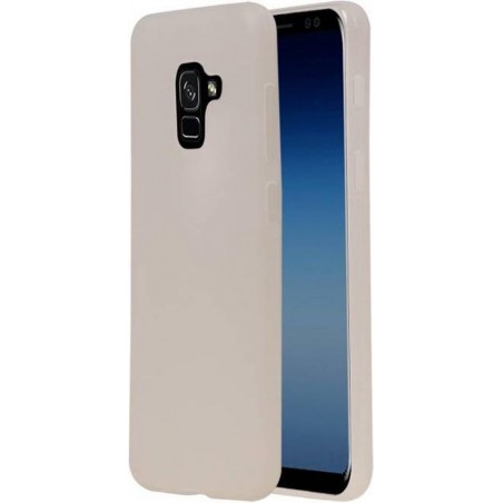 TPU Hoesje Back Cover voor Galaxy A8 / A5 (2018) Wit