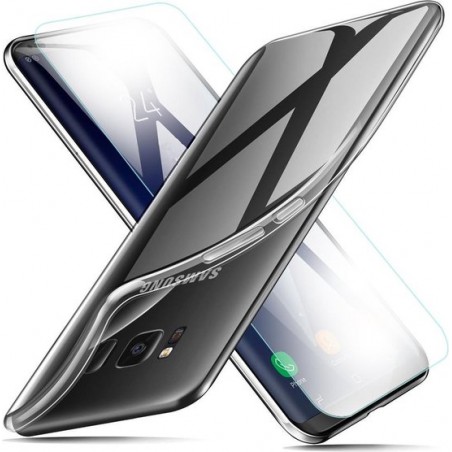 MMOBIEL Screenprotector en Siliconen TPU Beschermhoes voor Samsung Galaxy S8 Plus - 6.2 inch 2017