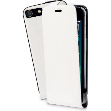 Azuri flip tasje - Voor Apple iPhone 5 en Apple iPhone 5S en Apple iPhone 5SE -Wit