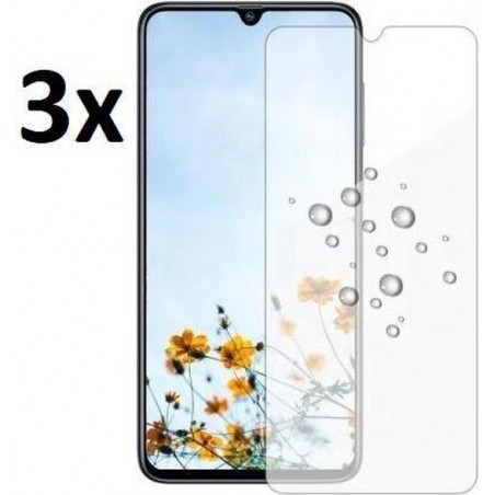 4mobilez set 3x Samsung A70 glass screenprotectors - 2.5D