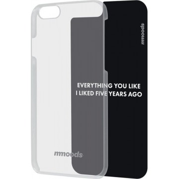 mmoods transparent cover met 1 insert Quotes -  voor iPhone 6/6s