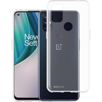 Oneplus Nord N10 hoesje - Soft TPU case - transparant