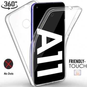 Samsung Galaxy A11 Dual TPU hoesje 360° Cover ( Voor en Achter) clear