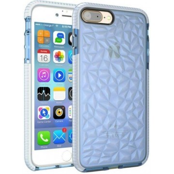 diamanten case iPhone 8 Plus / 7 Plus - blauw