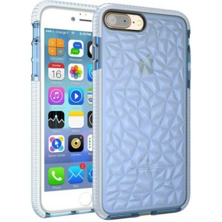 diamanten case iPhone 8 Plus / 7 Plus - blauw