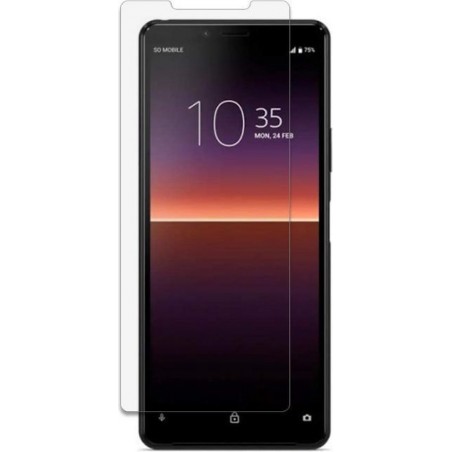 Sony Xperia 10 II Screenprotector - Tempered Glass Screenprotector - Case-Friendly