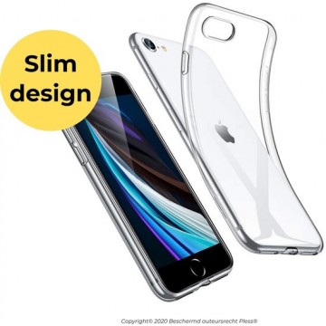 Hoesje iPhone SE2 - Transparant Case - Pless®