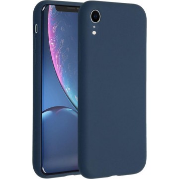 iPhone XR Siliconen Hoesje Case Blauw