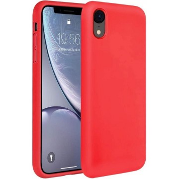 iPhone XR Siliconen Hoesje Rood Premium Cover Shockproof Case