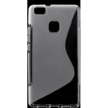 Comutter silicone case hoesje transparant Huawei P9 Lite