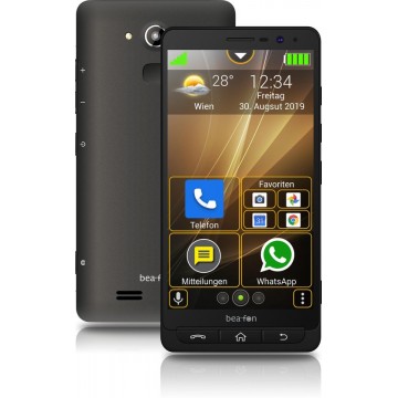 Bea-Fon M5 senioren smart mobiele telefoon | Android | Eenvoudig menu | Whatsapp | SOS-knop | Sim Lock vrij