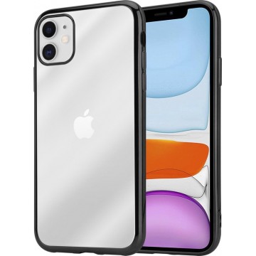 iPhone 11 metallic bumper case - zwart