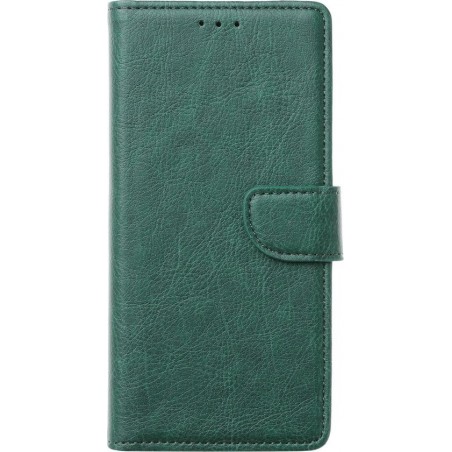 Galaxy A30s | A50 Wallet Case Groen met Pasjeshouder