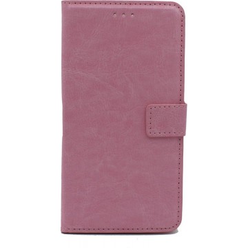Samsung Galaxy S7 Edge Hoesje - Portemonnee Book Case - Kaarthouder & Magneetlipje - Baby Roze