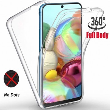 Samsung Galaxy A71 Hoesje 360° TPU 2 in 1 Case Transparant