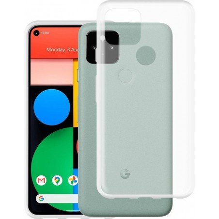 Google Pixel 5 hoesje - Soft TPU case - transparant