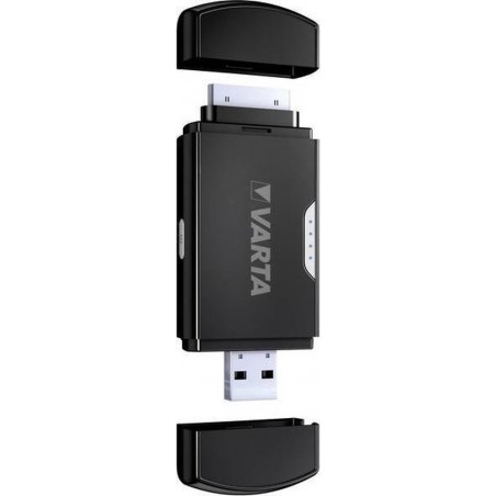 Varta Phone Power 800 - Powerbank Li-ion 800 mAh - 30 pins - Apple - Iphone 4 - Ipod - zwart