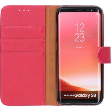 Samsung S8 G950F book case hoesje Pink
