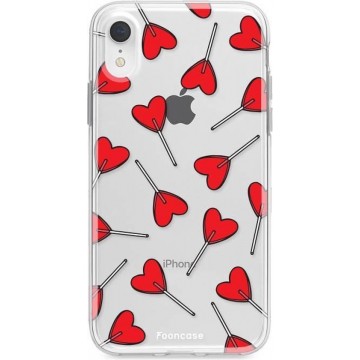 FOONCASE iPhone XR hoesje TPU Soft Case - Back Cover - Love Pop