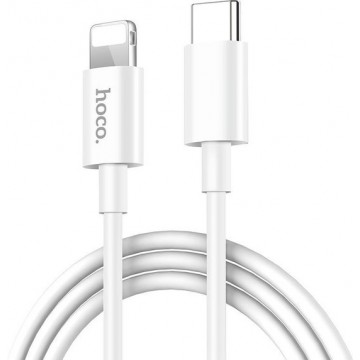 HOCO X36 Swift - USB-C naar Lightning Kabel - Power Delivery - Voor iPhone 11 - 1 meter - Wit