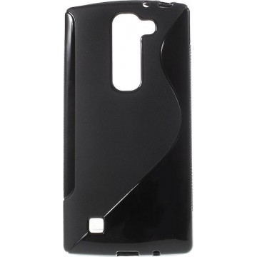 LG Magna Flexibel Hoesje Zwart voor de randen en achterkant